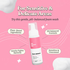 Boric Balance - Sensitive Boric Acid Foam pH Wash - Natural Ingredients